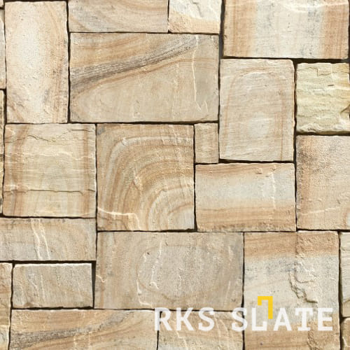 Облицовочный камень RKS SLATE Mint Fossils Sandstone Castle
