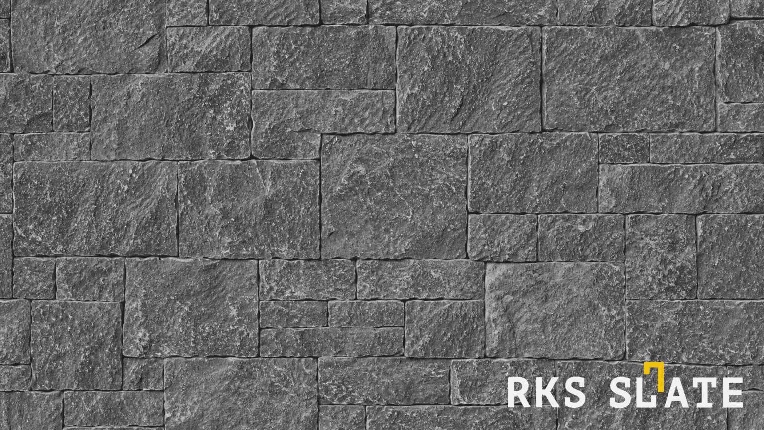 Облицовочный камень RKS SLATE Midnight Black Castle