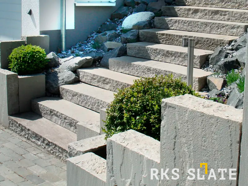 Ступени монолитные RKS Slate Belgian Grey