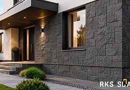 Фасадный колотый камень RKS SLATE Basalt Rock Castle
