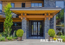Облицовочный камень RKS SLATE Black Slate Strips