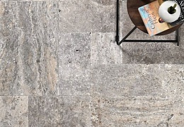 Плитка из травертина Silver French Pattern