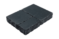 Брусчатка RKS Slate Belgian Black Ландхаус 80х160/160х160/240х160 мм. Прочная тротуарная плитка из натурального известняка. Лучшая цена на плитку из камня известняк