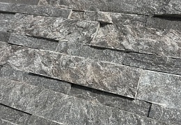 3D мозаика из камня RKS SLATE Кварцит Monsoon Black Rockface