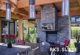 Облицовочный камень RKS SLATE Black Slate Strips