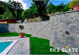 Облицовочный камень RKS SLATE Grey Quartz Strips