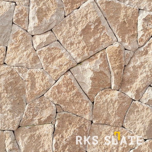 Облицовочный камень для фасада RKS SLATE Beige Tuff Loose