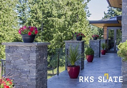 Облицовочный камень RKS SLATE Black Slate Strips