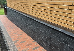 Фасадный Сланец RKS SLATE Charcoal 500x125 мм