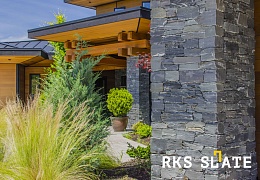 Облицовочный камень RKS SLATE Black Slate Strips