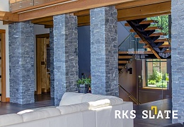 Облицовочный камень RKS SLATE Black Slate Strips
