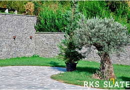 Облицовочный камень RKS SLATE Grey Quartz Strips