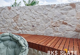 Облицовочный камень RKS SLATE White Sandstone Loose