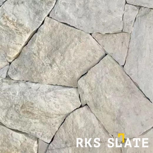 Фасадный камень RKS SLATE White Quartz Loose