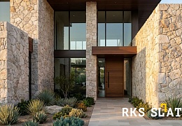Облицовочный камень RKS SLATE Silver Travertine Loose