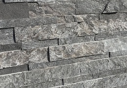 3D мозаика из камня RKS SLATE Кварцит Monsoon Black Rockface