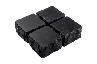 RKS Slate Belgian Black Limestone 100х100 мм. Прочная тротуарная плитка и плитка для пола из натурального известняка. Лучшая цена на плитку из камня известняк