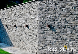 Облицовочный камень RKS SLATE Grey Quartz Strips
