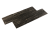 3D мозаика из натурального камня Кварцита Black Quartz Pencil 