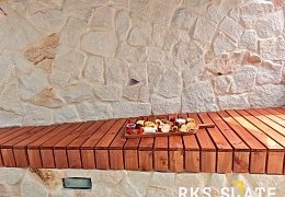 Облицовочный камень RKS SLATE White Sandstone Loose