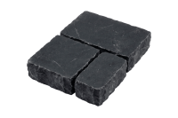 Брусчатка RKS Slate Belgian Black Классико 60х120/120х120/180х120 мм. Прочная тротуарная плитка из натурального известняка. Лучшая цена на плитку из камня известняк