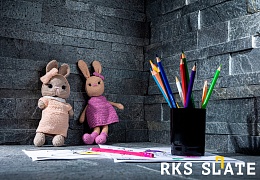 3D панели RKS SLATE Кварцит Silver Grey Natural