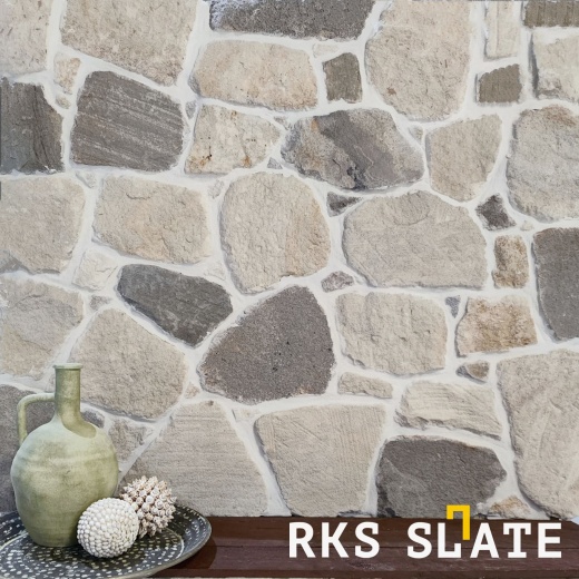 Фасадный камень RKS SLATE White Sandstone Loose