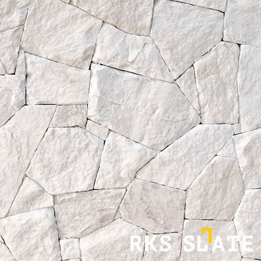 Фасадный камень RKS SLATE White Quartz Loose