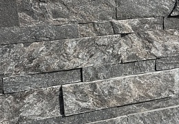 3D мозаика из камня RKS SLATE Кварцит Monsoon Black Rockface