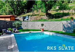 Облицовочный камень RKS SLATE Grey Quartz Strips