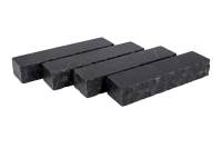Брусчатка RKS Slate Belgian Black Ригель 320х80 мм. Прочная тротуарная плитка из натурального известняка. Лучшая цена на плитку из камня известняк