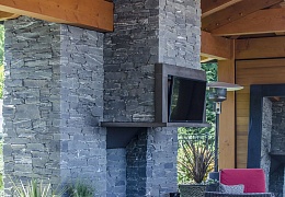 Облицовочный камень RKS SLATE Black Slate Strips